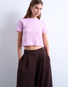 Shrunken everyday tee in pink