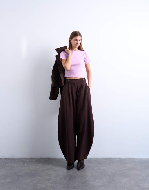 Topshop shrunken everyday tee in pink, 2 of 4