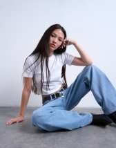 Topshop shrunken everyday tee in white