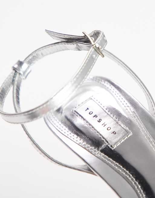 Topshop sales silver sandals