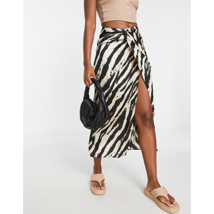 Topshop animal 2025 print skirt