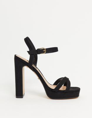 TOPSHOP SIENNA PLATFORM IN BLACK,32S13SBLK