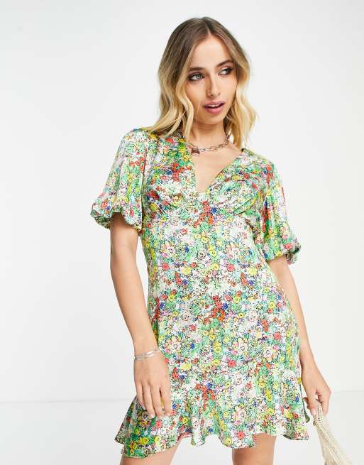 Topshop flower hot sale dress