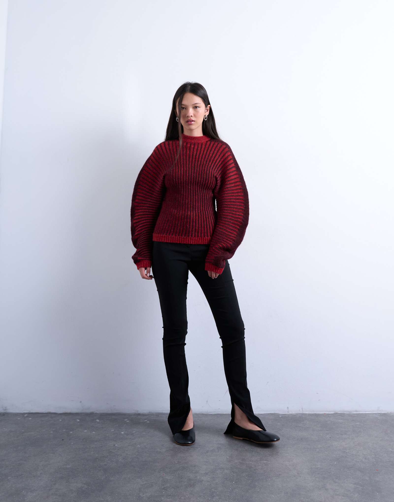 Узкие удлиненные леггинсы Topshop черного цвета