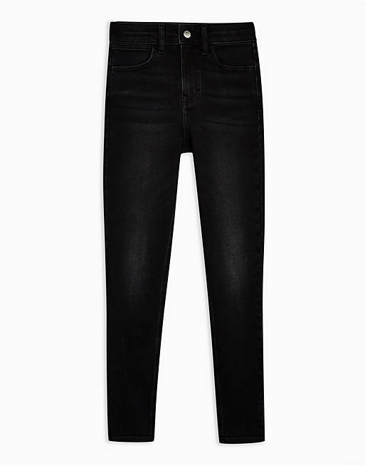  Topshop skinny stretch jeans in black 
