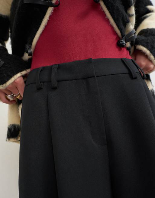 Topshop skræddersyede culottes i sort, 2 af 5