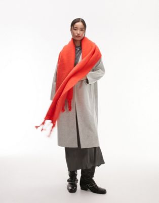 Topshop Sky soft scarf in red