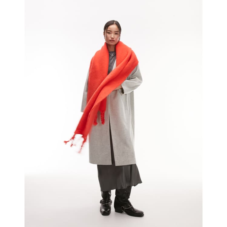 Topshop Sky soft scarf in red