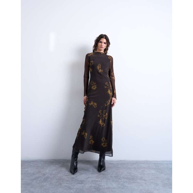 topshop chiffon maxi dress Topshop - Chiffon Maxi Dress - Women - Polyester - 0 US