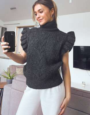 topshop cable knit sweater