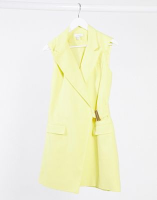 lemon blazer dress