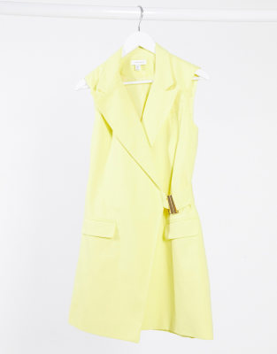 lemon blazer dress