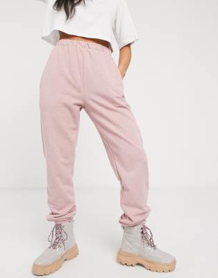 dusky pink joggers