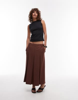 Topshop slim tank in black