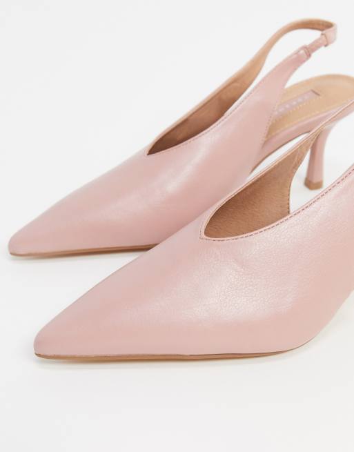 Blush slingback outlet shoes