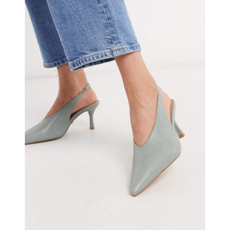 Topshop justify discount slingback pump