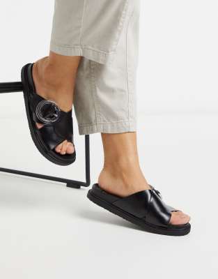 Topshop - Slippers in zwart