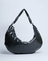 Topshop Sloane hardware scoop shoulder bag in khaki