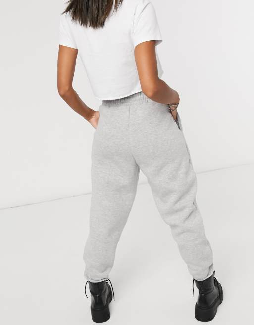 Topshop slogan joggers in grey ASOS