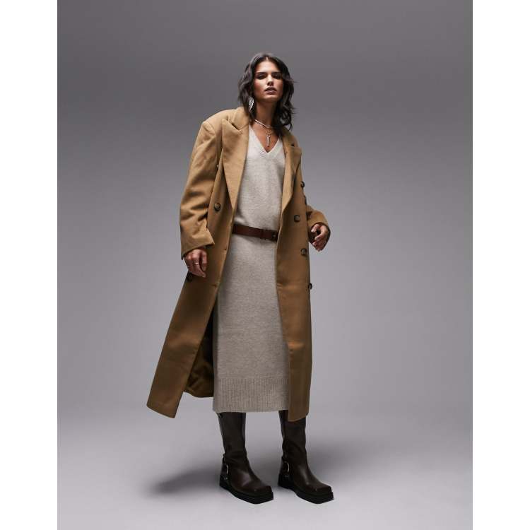 Topshop jane discount hooded longline parka