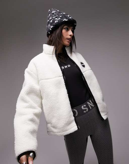 Topshop white puffer outlet jacket