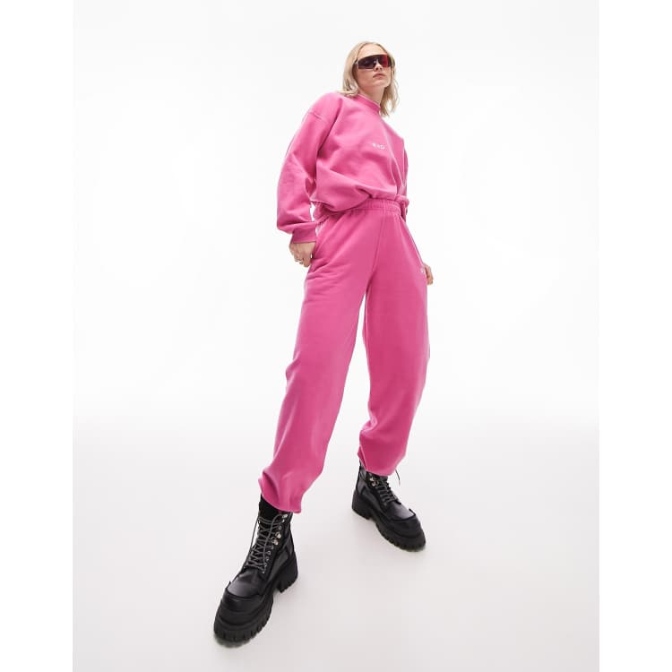 Pony vintage nylon pink jogger vintage track - Depop