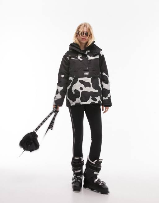 Topshop Sno half zip hooded ski … curated on LTK