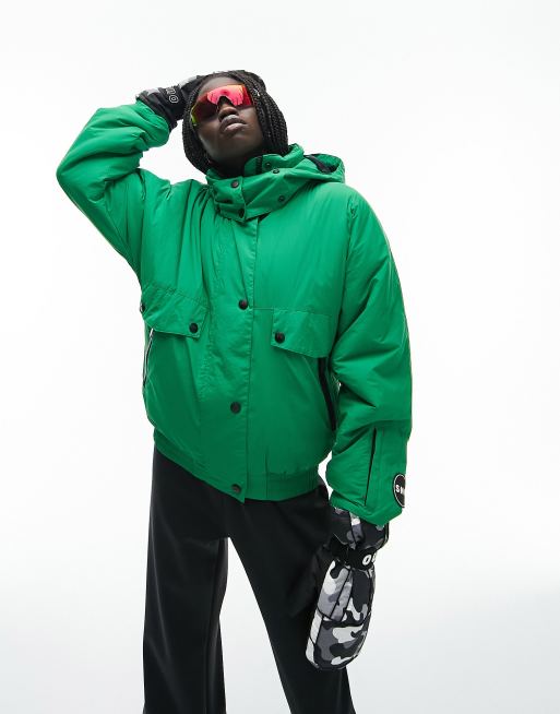 Green 2025 ski coat