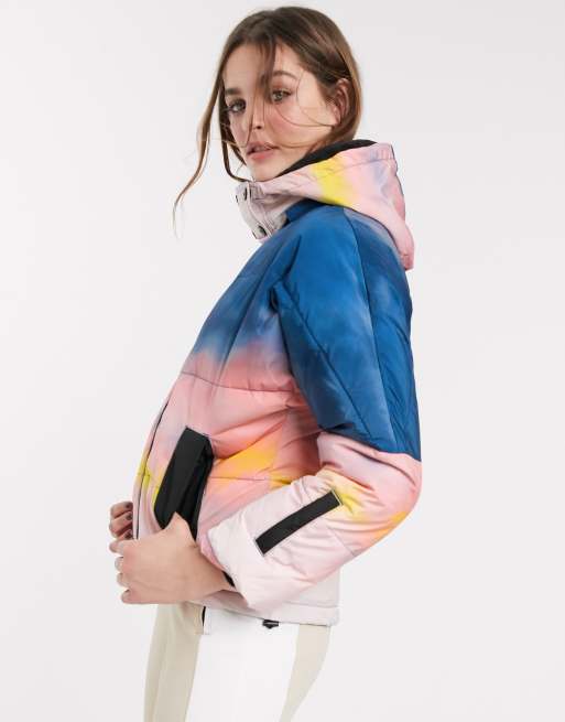 Ombre shop ski jacket