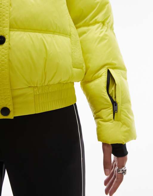 Topshop colour hotsell block puffer jacket