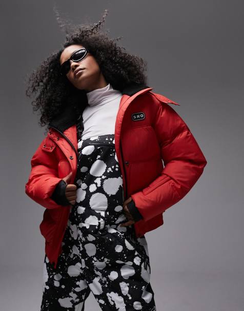 Bright red hot sale jacket womens