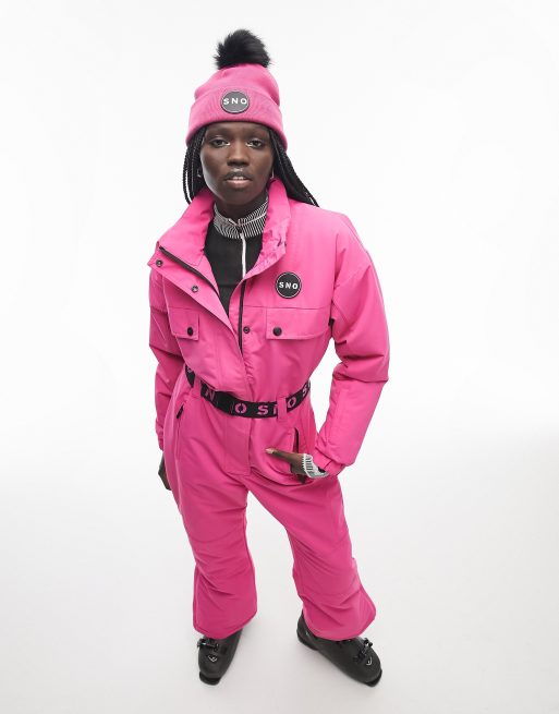 Pink best sale ski outfit