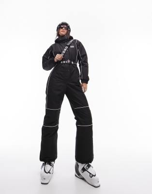 TOPSHOP SNO Black BOARDER TROUSERS By TOPSHOP SNO. UK 10. SKI PANTS, SNOW