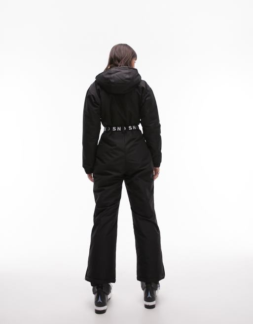 Black Hooded Snow Suit by Topshop SNO - Topshop USA