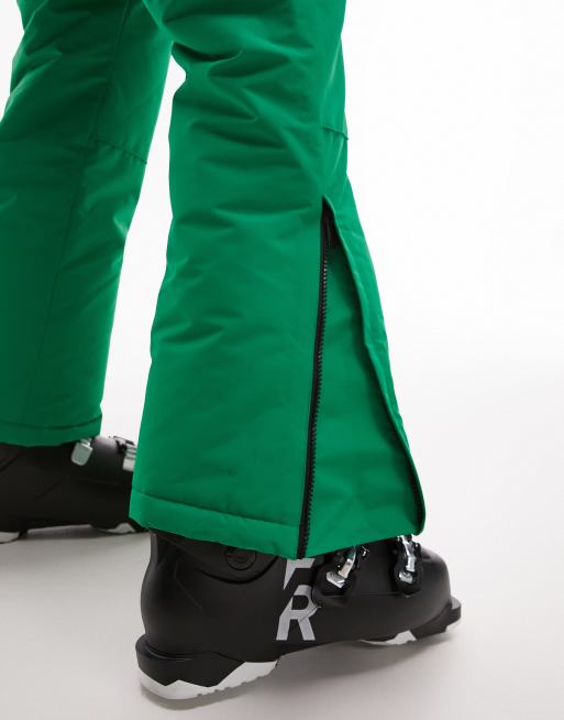Topshop Sno ski suit with hood and belt in green, 6 of 7