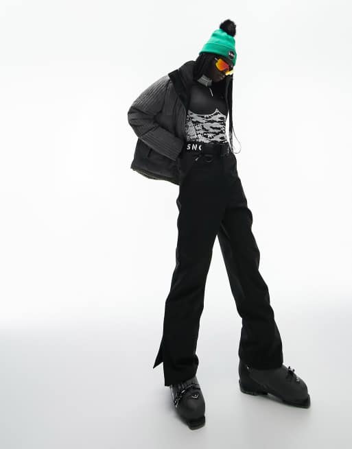 Topshop - Sno - Sorte skibukser med lige ben, 5 af 5