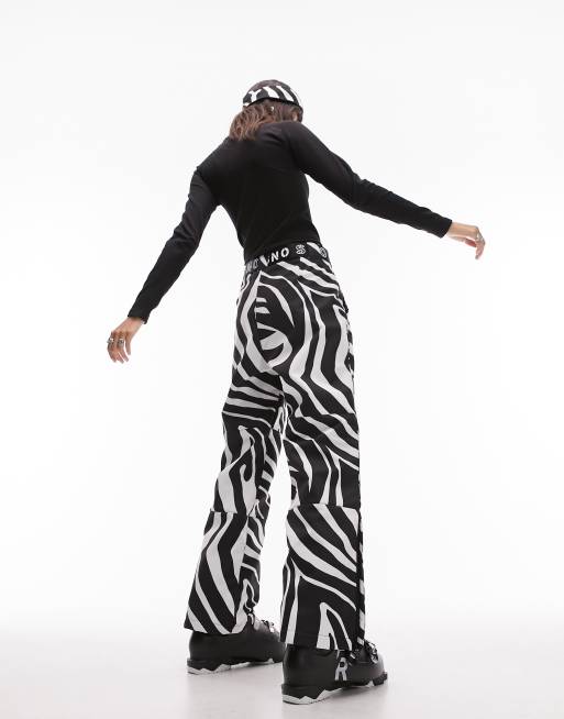 Pantalon De Ski Topshop Noir - Femme Taille UK14 EUR42 - Imperméable