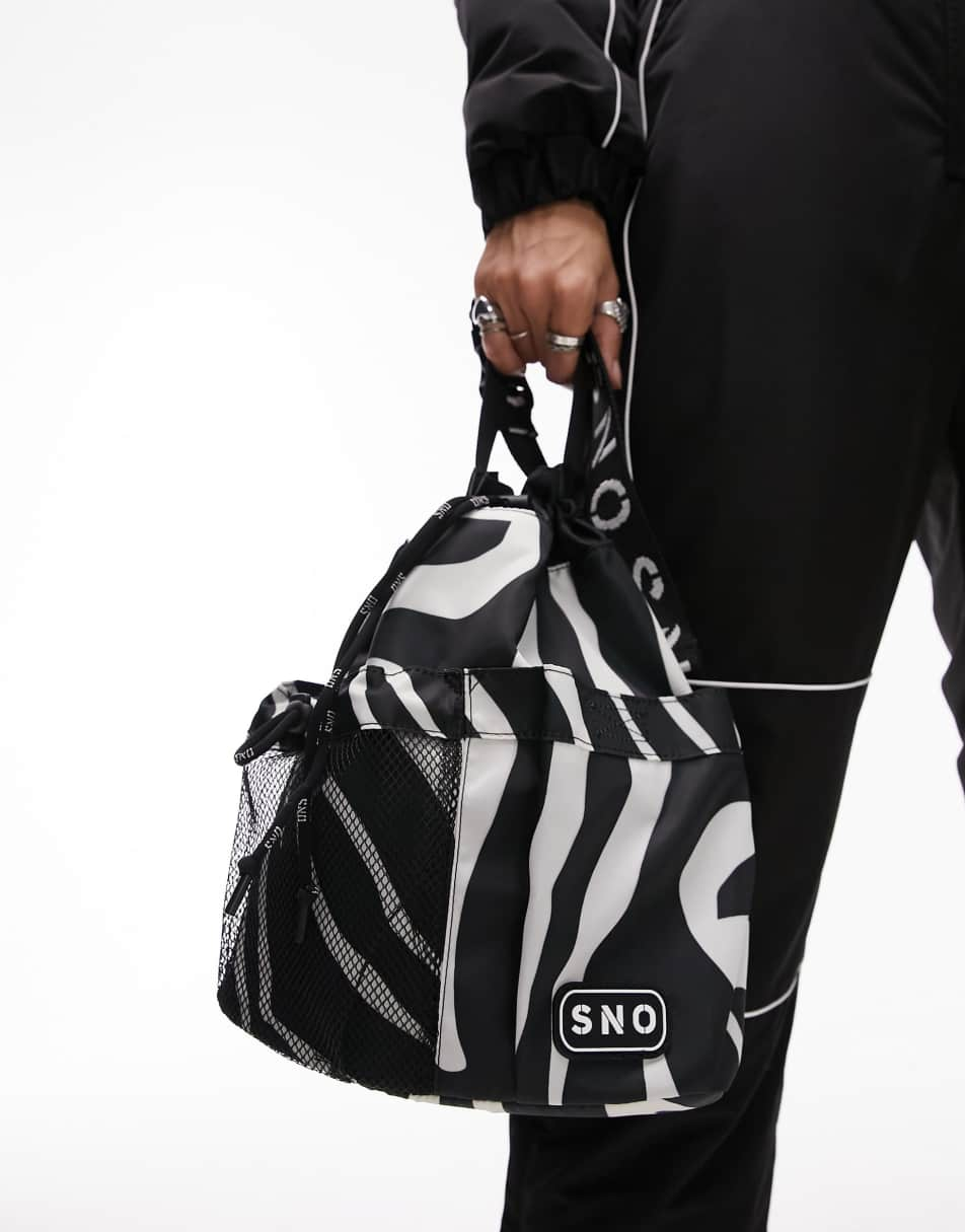 Zebra store bag topshop