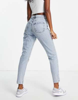 Topshop spray mom hot sale jeans