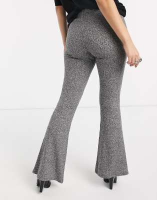 rib flared pants