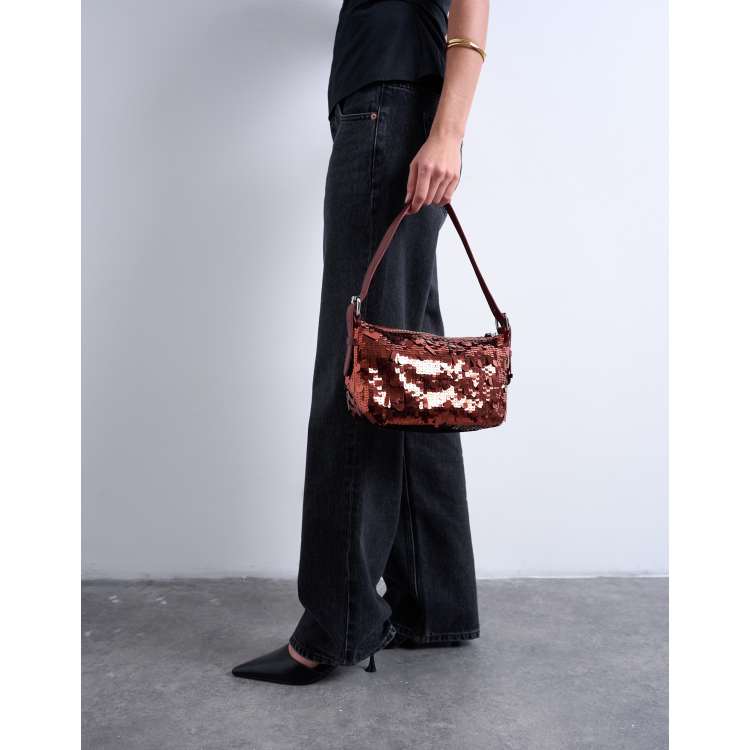 Sac Porté épaule Avec Bandoulière Couleur Rouille – Style Minimaliste Et Pratique – Neuf Sans étiquettes