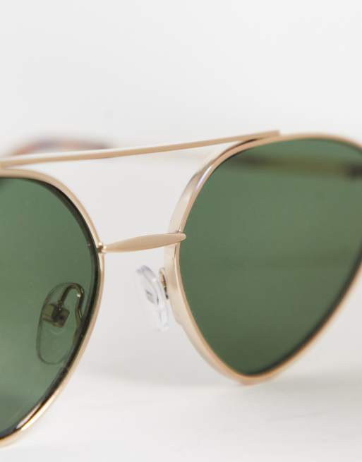 Topshop – Solglasögon i cat eye-modell och metall med näsbrygga, 2 av 4
