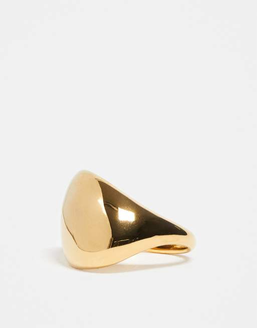 Topshop - Sorena - Anello in acciaio inossidabile waterproof color oro, 2 di 3