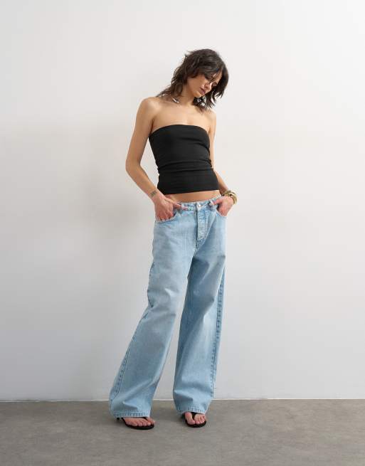 Topshop - Sort bandeau-top, 4 af 4
