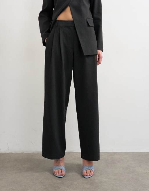 Topshop - Sorte bukser med tre plisseringer, 5 af 5