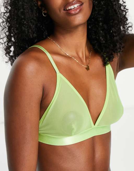 Soutien gorge vert fluo sale