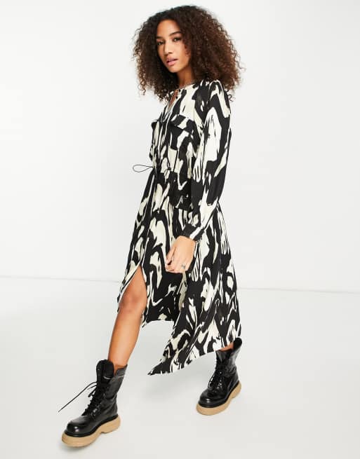 spliced midi dress Sadie Spliced Midi Dress
