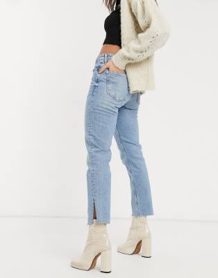 topshop split hem sweatshirt