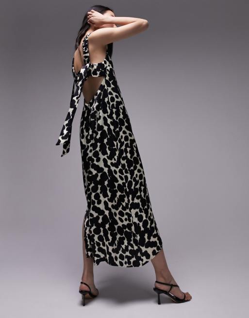 Leopard print 2024 pinny dress