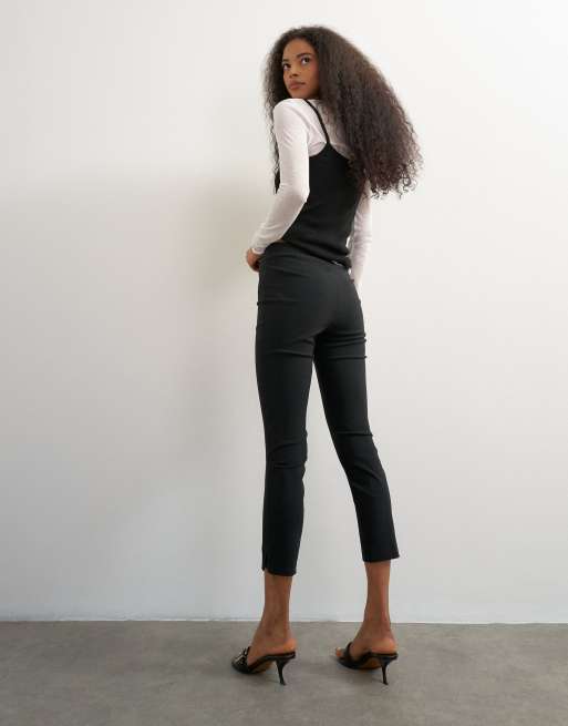 Topshop spodnie capri 3/4 czarne, 5 z 5